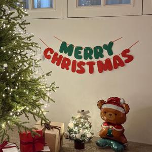 메리 크리스마스 가랜드 파티 소품 데코 용품 벽 장식 인테리어