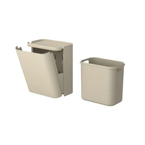 플로르셴 스틸철제 벽걸이 휴지통 3리터