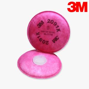 방진필터 방독마스크 특급 필터 바이러스 분진필터 용접 분진 석면 2개입 2091K