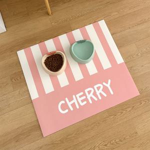 강아지 밥그릇 고양이 물그릇 애견 식기 세트 높이 조절 도자기 매트 미끄럼방지 식기매트