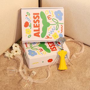 [공식] 알레시 안나G 와인오프너 + 샴페인잔 2P 기프트 세트 (6colors)