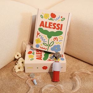 [공식] 알레시 알레산드로M 와인오프너 + 안나 와인캡2 기프트 세트 (12colors)