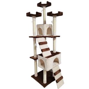 높은 캣타워 직조 고양이 숨숨집 스크래쳐