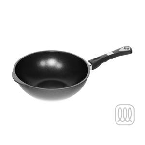 [해외] 주물 웍 팬 26cm 높이 11cm 인덕션용