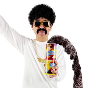 디스코 가발 풀세트 감자칩 포함 선글라스 콧수염 목걸이 반지