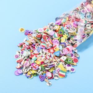 슬라임 레진 공예 재료 폴리머 데코덴 혼합 믹스 부자재 1000개입