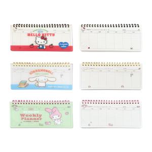 산리오 위클리 주간 플래너 다이어리 계획표 키티 시나모롤 마이멜로디