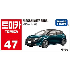 토미카 47 닛산 노트 아우라 그린 자동차 미니카 다이캐스트