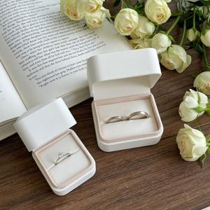 플레인 반지케이스 프로포즈 커플링 보관함 웨딩 화동 예물교환 돌반지