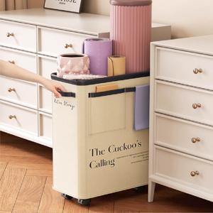 바퀴달린 운동기구 정리함 다용도 보관함 트롤리 틈새 공간활용 이동식 수납함