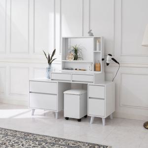 세리나 (Serina)화장대  800 600+300  확장형 (의자별도)