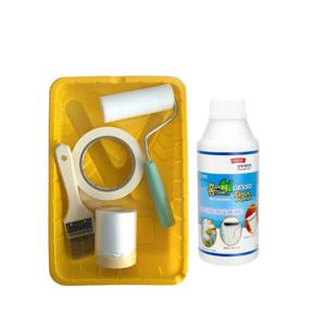 홈스타 젯소 0.5L 목재 가구 페인트 프라이머 페인트롤러 셀프페인트 미니세트 10cm