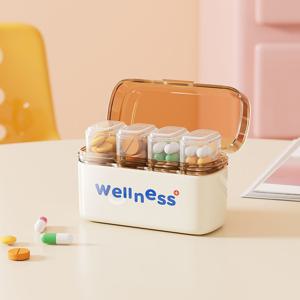 웰니스 휴대용 약통케이스 일주일 요일별 영양제통 약소분 보관함 7칸 4칸