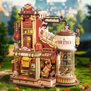 ROKR 선물공장 로보타임 EAB01 DIY 우드퍼즐 크리스마스 선물 팩토리 한글설명서