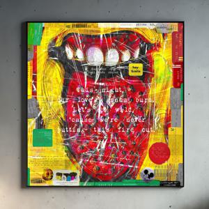 헤이 스마일 HeySmile, 폴리진 일러스트 포스터 팝아트