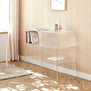 투명 선반 수납 거실 수납 선반장 사이드 테이블 장 국산 맞춤 주문제작 아크릴 가구