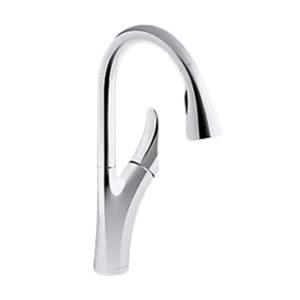 KOHLER 26448T-4-CP 콘트라 풀아웃 자바라 주방 수전