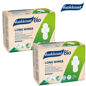 NEW 유기농 순면 생리대 롱윙(10P) 2팩