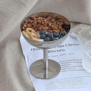 304 스텐 디저트 볼 잔 높은형 아이스크림컵 푸딩컵