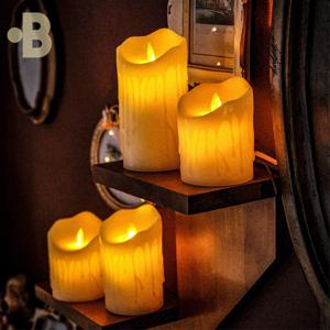 LED 초 리얼 흔들리는 캔들 3 size 이벤트 가짜초 무드등 테이블 조명 촛불 양초