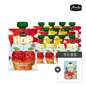 아넬라 짜먹는 과일퓨레 HOP타입 12팩+쌀과자 1봉 추가
