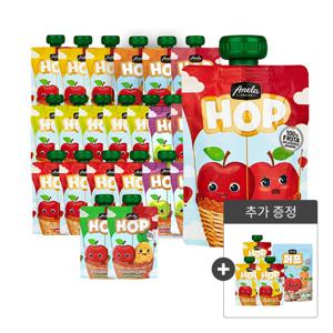 아넬라 짜먹는 과일퓨레 HOP타입 22팩+3팩+쌀과자 1봉 추가