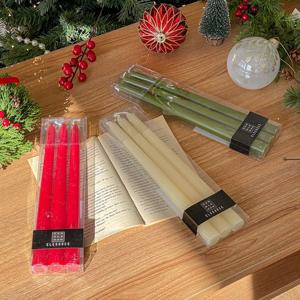 롱 웨딩초 컬러 캔들 양초 3개set 3color