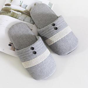 모던 레이스 장식 고급 실내화