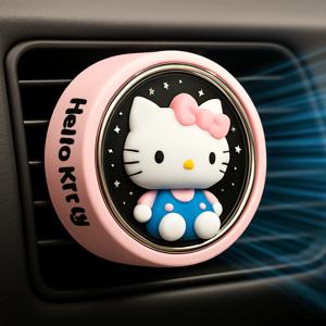 헬로키티 캐릭터LED 차량용 방향제 디퓨저 새차 선물 핑크