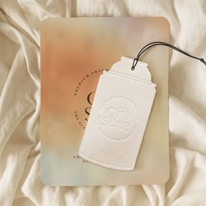 종이 방향제 차량용 실내용 화장실 룸미러 걸이용 태그방향제 샤쉐