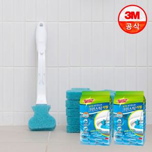 올인원 변기청소 크린스틱 리필 20입 2개(핸들미포함)