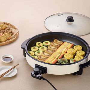 원형 전기팬 41cm CLEL-56EG 그릴 잔치팬 피자팬