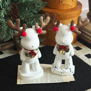 크리스마스 루돌프 베어 석고방향제 1개 + 영문페이퍼 2장