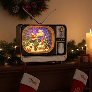 LED 티비 워터 오르골 크리스마스 감성 소품