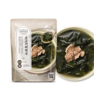 에센셜 소고기미역국 450g 3개+대파육개장 450g 3개