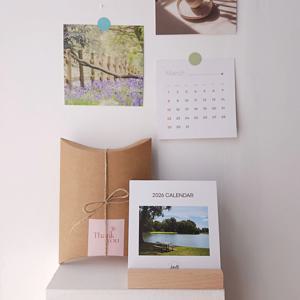 2026 탁상 달력 낱장달력 감성달력 캘린더 엽서 달력 선물포장포함
