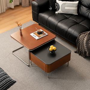 [리퍼] 레이든 드 패리스 홈카페 2단 스퀘어 소파 테이블 2type