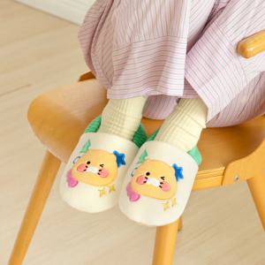 카카오프렌즈 춘식이 밴딩 룸 슈즈 털 실내화 거실화 슬리퍼