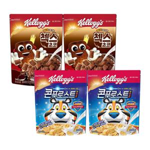 미니시리얼 4봉+보노콘스프 1개 증정+오곡 첵스초코 340g*2+ 콘푸로스트 300g*2