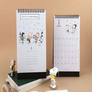 2026 스누피 빈티지 탁상 달력  데스크 캘린더 집꾸미기