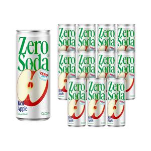 클룹 제로소다 레드애플 250ml 12개