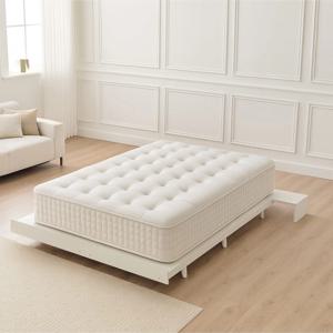 EO자재 이롬 저상형 퀸사이즈 평상형침대프레임 협탁세트