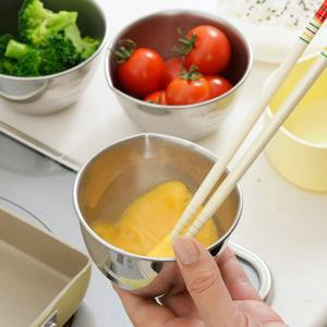 에코 스텐 에그 계량볼 스테인리스 믹싱볼 조리용 베이킹 계란물 소스볼 미니 스텐볼