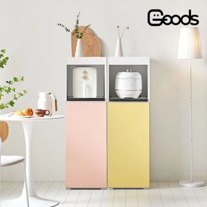 GT 아레바 400 렌지대 틈새 주방 수납장 슬라이드 밥솥레일 도어형