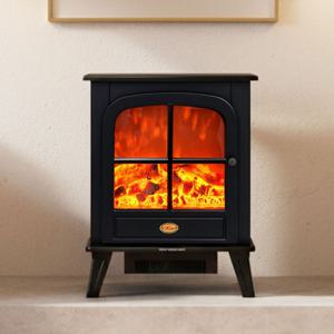 LED 전기벽난로 로미오L 3색 장작불꽃 불멍 모닥불 무드등 인테리어 조명 히터