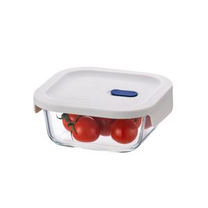 탑클라스 실리콘 안심손잡이 내열유리용기 정사각 500ml