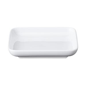 백자 정사각 접시 S