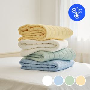 ON 4면 고정밴드가 있는 팝핑 시어서커 아이스 여름 냉감 패드 4 size 4 color