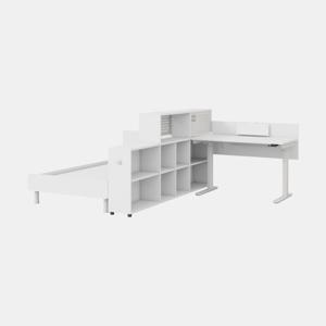 멘디 모션데스크 패키지D(1200모션,2000파티션책장,침대)