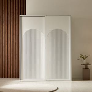 루미에르 웨인스코팅 친환경 E0 슬라이딩 옷장 1600 슬라이드 미닫이 장롱 키큰 장